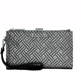 **Sold**Michael Kors Adele Double Zip Phone Wristlet